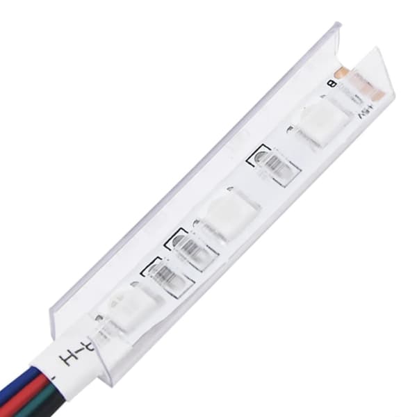 Skänk med LED-belysning vit 60x37x67 cm