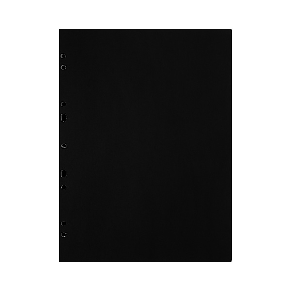 Focus Carton Refillsheets for ringbinder A4 Black 30-pack