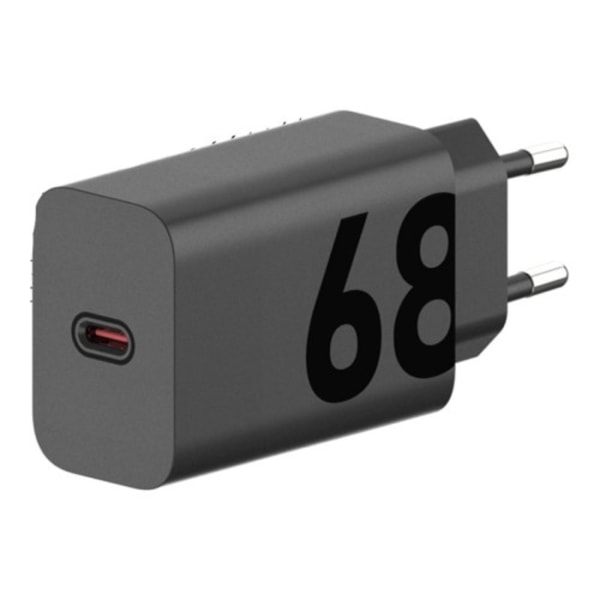 Motorola strömadapter - 24 pin USB-C - 68 Watt Svart