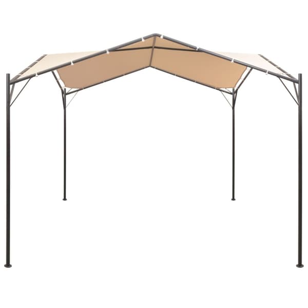 Paviljong 4x4 m stål beige