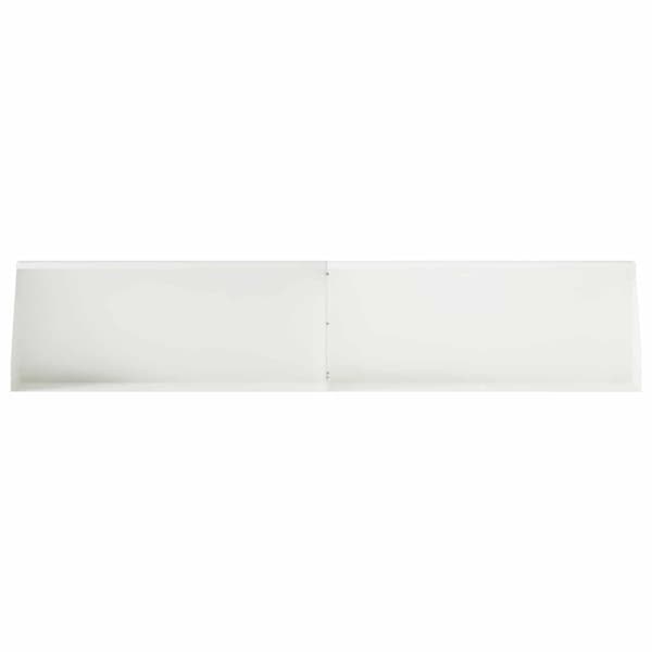 Stödvägg 6 st 100 x 12 x 30 cm Stål Vit