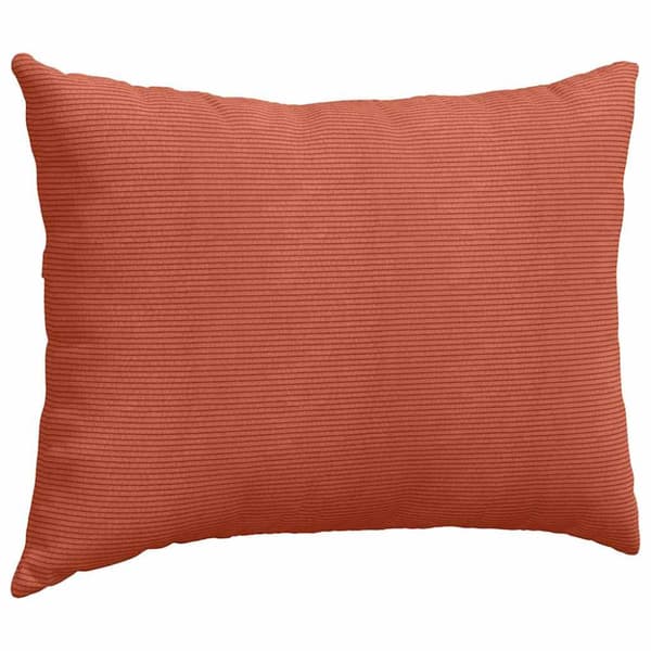 Sofakuddar 2 pcs Röd orange 70 x 50 cm Kordread tyg