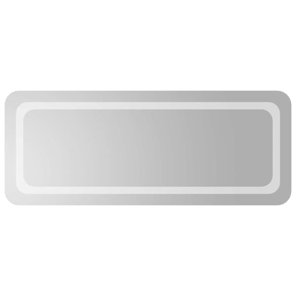 LED Badrumsspegel Transparent 100 x 40 cm härdat glas
