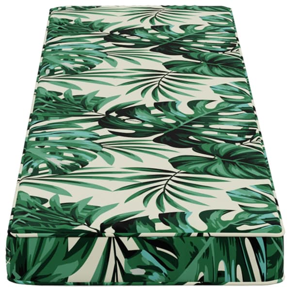 1-delad Bänk Kudde VUGHT 100% Polyester Bladmönster
