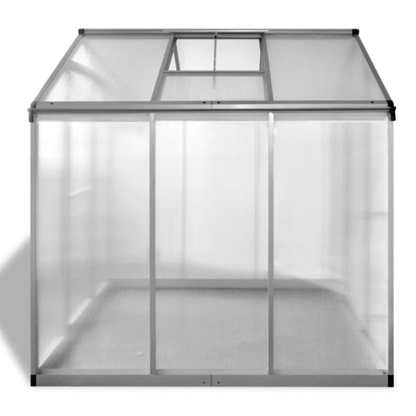 Växthus 3,46 m² förstärkt aluminium