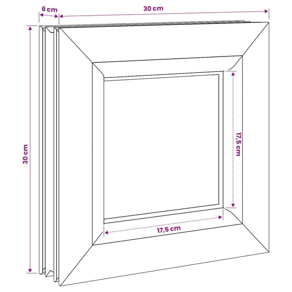 Källarfönster RISOR 30 x 30 cm PVC och glas