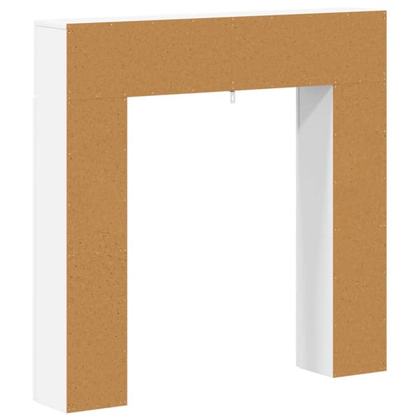 Eldstadsram Vit 102 x 18 x 100,5 cm Konstruerat trä