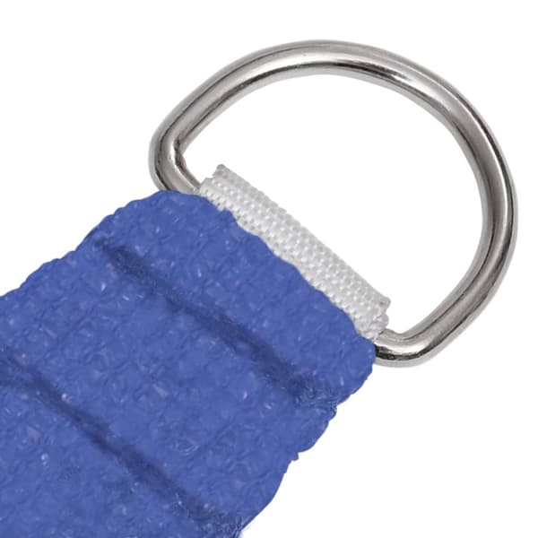 Solsegel 160 g/m² rektangulär blå 3,5x5 m HDPE