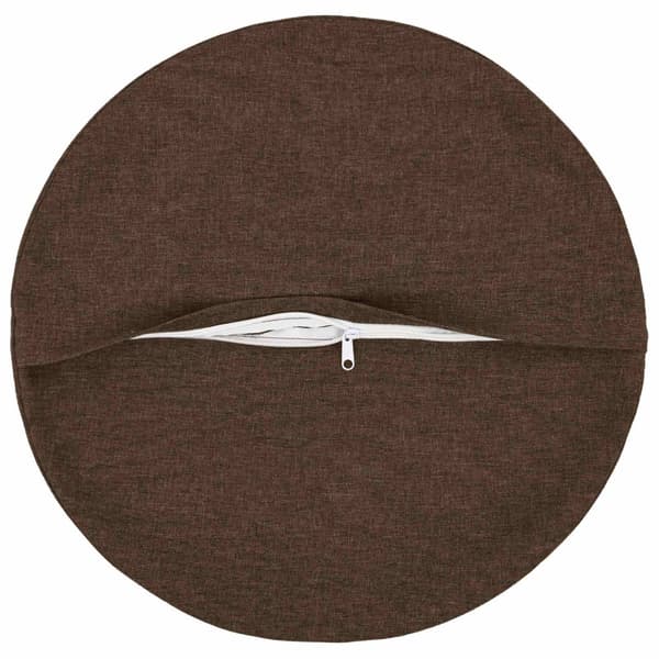 Kuddöverdrag 2 st HEERLEN Brun Ø 30 cm Tyg