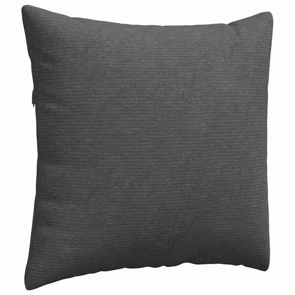 Sofakuddar 2 pcs Mörkgrå 45 x 45 cm Kordread tyg