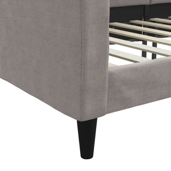 Dagbädd taupe 90x200 cm tyg
