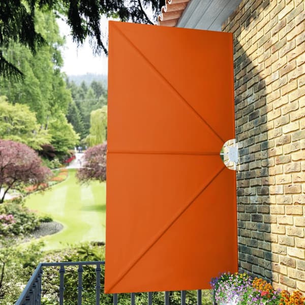 Sidomarkis för terrass terrakotta 300x150 cm