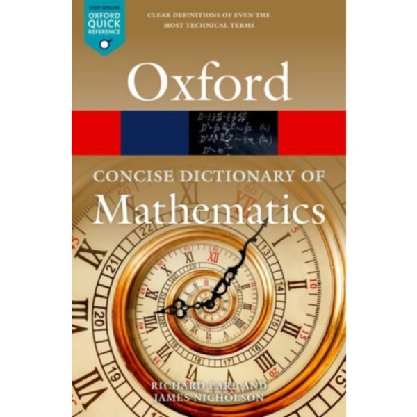 The Concise Oxford Dictionary of Mathematics (häftad, eng)