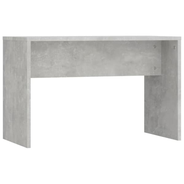 Sminkbord LED betonggrå konstruerat trä