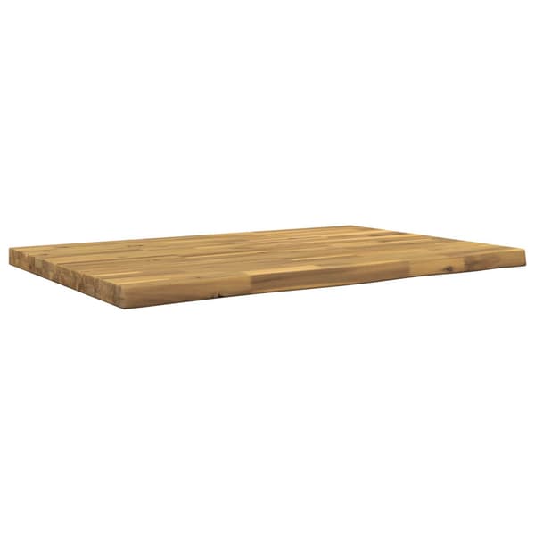 Rektangulärt Bordsskiva 90 x 50 x 3,5 cm Rektangulär Vit