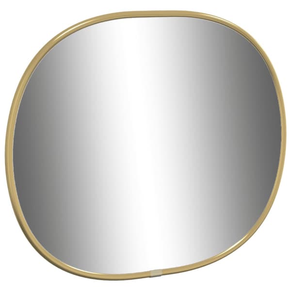 Väggspegel guld 30x25 cm