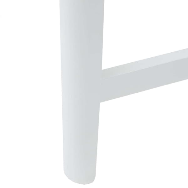 Matstolar 2 pcs Vit 48 x 49 x 95 cm Massiv Gummiträ