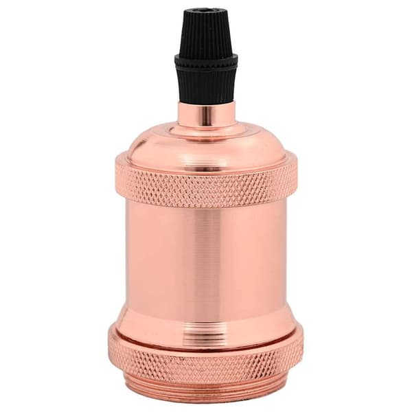 Lamphållare 2 st roséguld E27