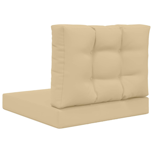 Utomhus Soffa Kudde 2 pcs Beige Polyester