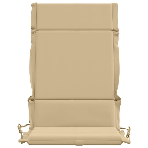 6-delade Höga Ryggstolsdynor GEMERT 6 st 100% Polyester Beige