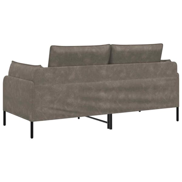 2-sits soffa Grå 188 x 81 x 89 cm Konstläder