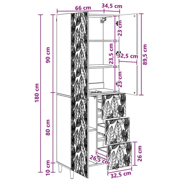2 pcs Betonggrå