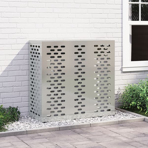Täckning för Luftkonditionering Silver 110 x 50 x 105 cm