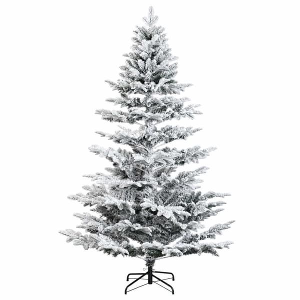 Plast Hingad Julgran 150 cm PE & PVC Grön och vit