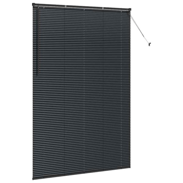 Persienner Svart 220 x 145 cm Aluminium