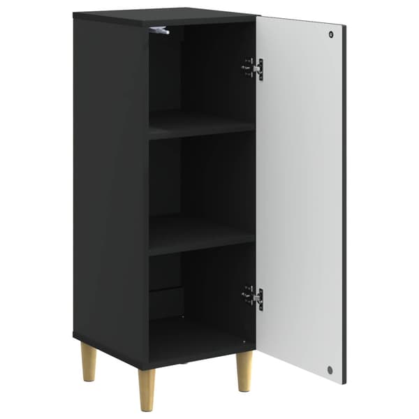 Sideboard Svart 33 x 34,5 x 90 cm Konstruerat trä