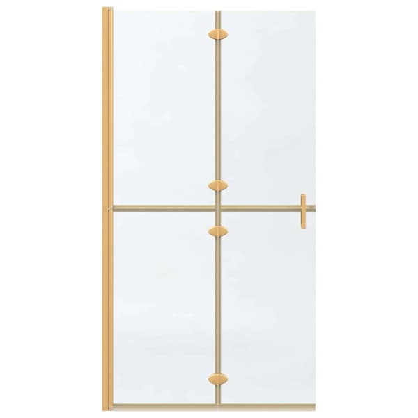 Walk-In duschvägg Guld 100 x 6,5 x 190 cm