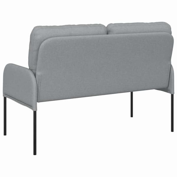 Soffor med kudde 110cm Ljusgrå Plywood
