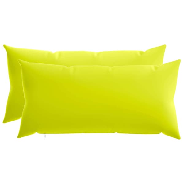 Kudde med kudde HEERLEN 2 st Klart grön. Polyester
