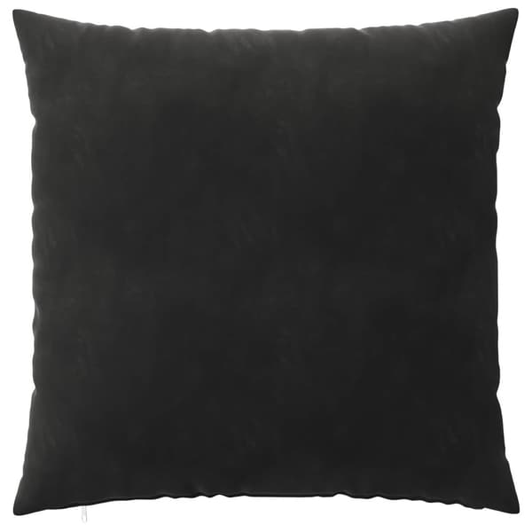 Kuddöverdrag 2 st HEERLEN Svart 65 x 65 cm Sammet