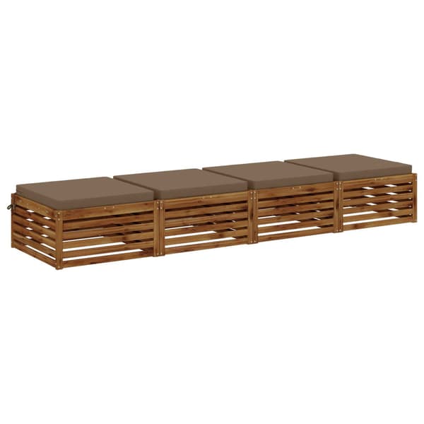 4-delade Sittdynor SOEST 4 st 100% Polyester Taupe