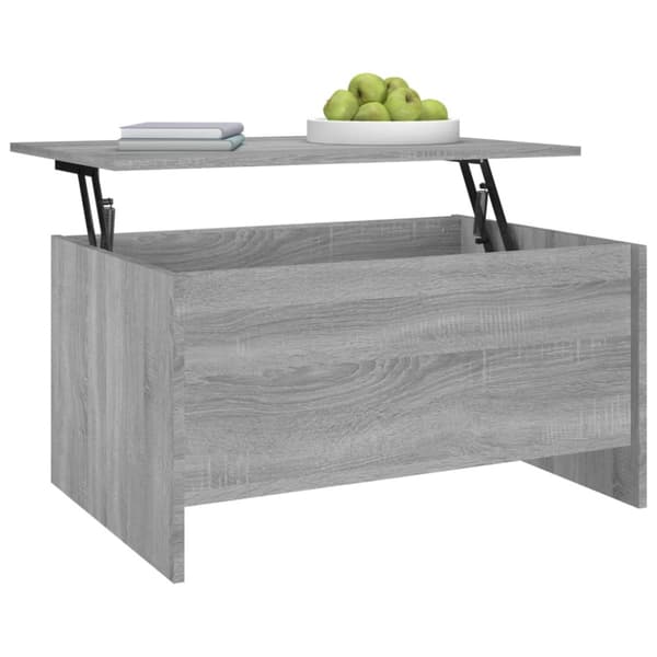 Soffbord grå sonoma 80x55,5x41,5 cm konstruerat trä