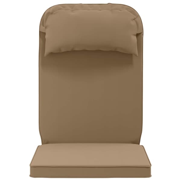 Solsängkudde 100% Polyester Taupe 55 x 124 x 5 cm