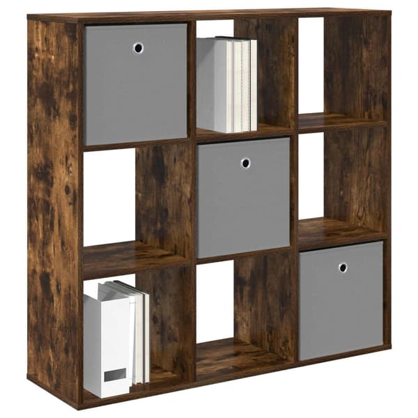 Sideboard med låda Rökt ek 102 x 31 x 99,5 cm