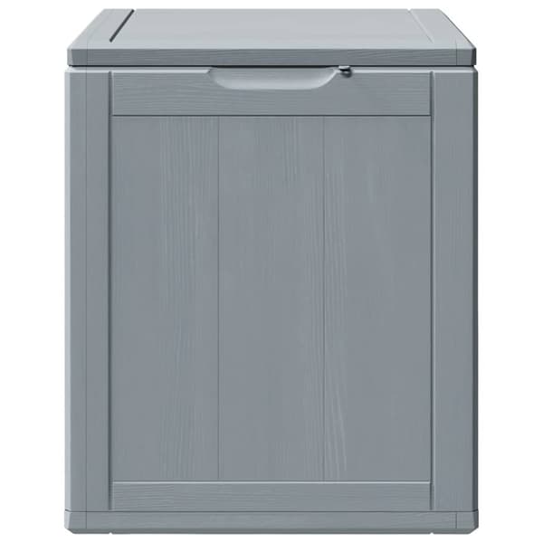 Dynbox 90 liter grå PP-träliknande
