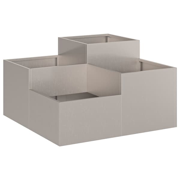 Trädgårdsplanterare Rostig 100 x 100 x 48 cm
