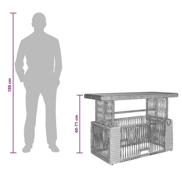 Trädgårdsmöbelset med kudde 4 pcs Grå och mörkgrå konstrotting