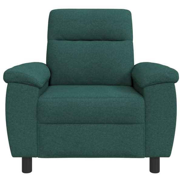 Soffa Mörkgrön 95 x 90 x 95 cm Tyg