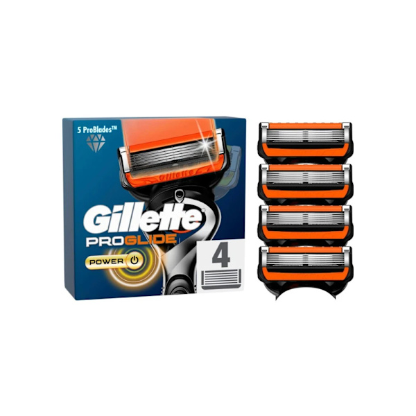 Gillette Proglide Power rakblad 4-pack