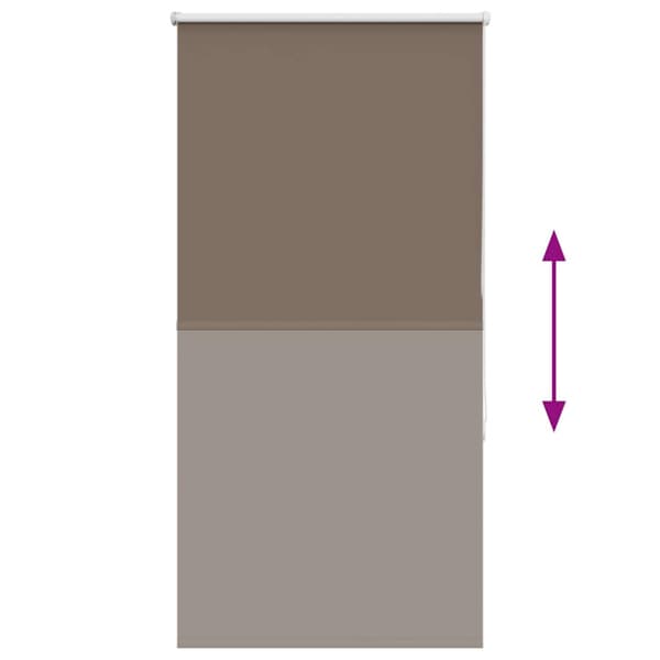 Mörkläggningsgardin kaffe 80x130 cm tyg bredd 75,7 cm polyester