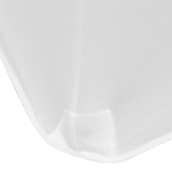 Bordsöverdrag stretch 2 st vit 183x76x74 cm