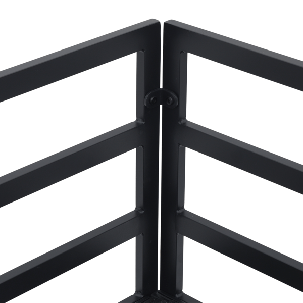 Trädgårdsoffset med kudde 8 pcs Svart Aluminium