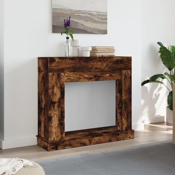 Spiselkrans rökfärgad ek 100x30x87,5 cm konstruerat trä