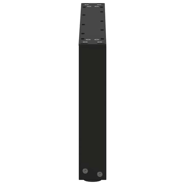 Soffbordsben U-formade 2 st svarta 70x(30-31) cm stål