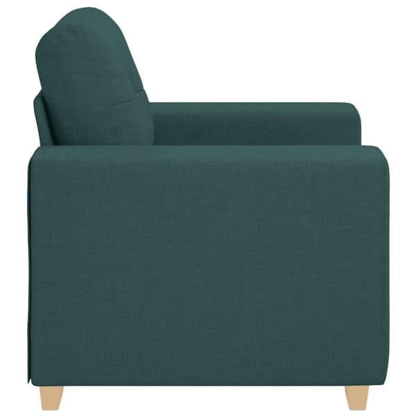 Soffa mörkgrön 100x78x80 cm tyg