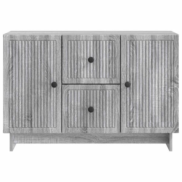 Sideboard Grå sonoma-ek 89 x 34,5 x 60 cm Konstruerat trä